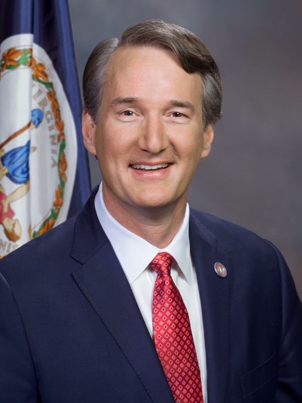 The 74th Governor of Virginia, Glenn Youngkin
